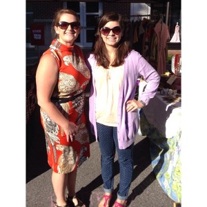 Here's me & Emily at the market in Sept 2013!