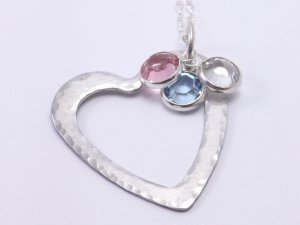 missashley heart necklace