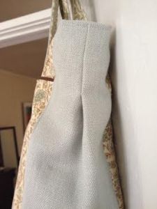 super tote pleated side