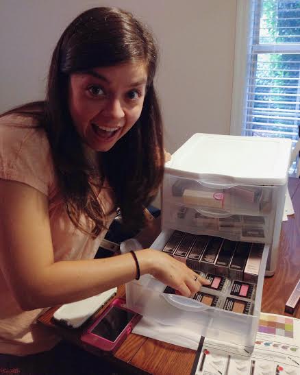 I think blush colors are my favorite to pick out! I just love all shades of blush.