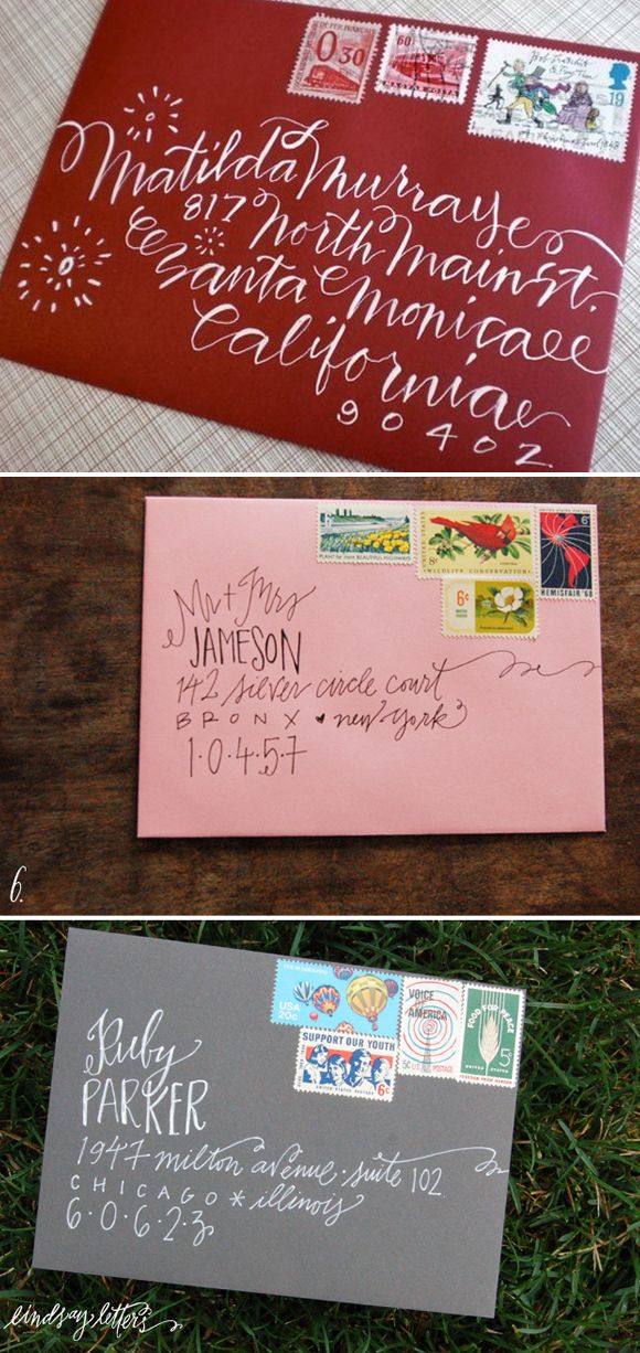 Aren't these envelopes just precious? {Click the image to be taken to the source}