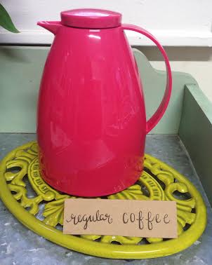 I'm kind of smitten with my new World Market coffee jug - I'm already looking for excuses to use it again!