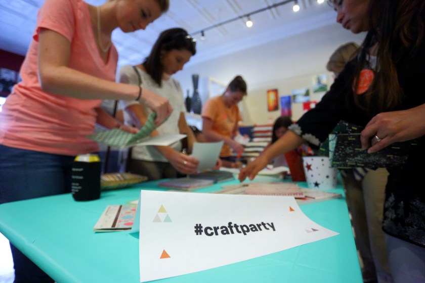 #CraftParty table pic