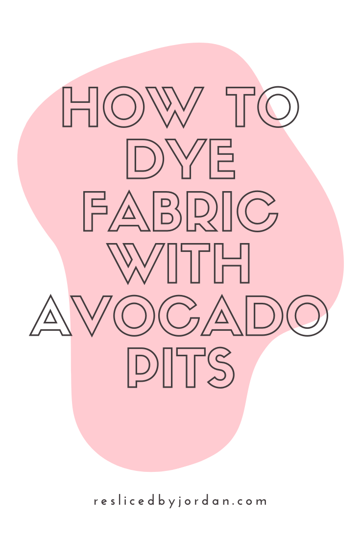 Fabric Dyeing with Avocado&nbsp;Pits